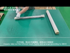 43 pulgadas equipo multi multi de la capa del marco de la pantalla táctil del ir de 20 puntos para el monitor YCLTOUCH