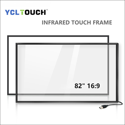 YCLTOUCH marco multi infrarrojo de la pantalla táctil de 82 pulgadas con 20 puntos del tacto